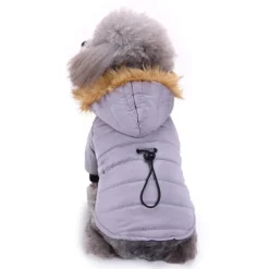 Dog Coat Hoodie Jacket Waterproof Warm Fashion Outdoor Dailywear Sports Outdoor Dog Clothing
