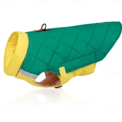 Dog Coat Jacket Parka Jacket with Harness Reflective Warm Water-Resistant Dog Clothing for Medium Large