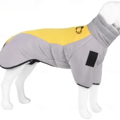 Dog Coat Jacket Parka Jacket with Harness Reflective Warm Water-Resistant Outdoor Dog Clothing for Medium Large