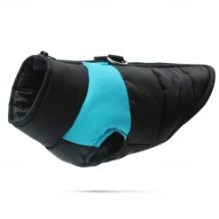 Dog Coat Jacket Parka Jacket with Harness Reflective Warm Water-Resistant Dog Clothing for Small Medium Large