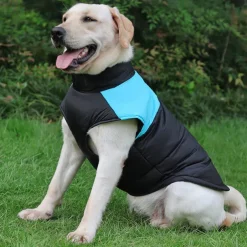 Dog Coat Jacket Parka Jacket with Harness Reflective Warm Water-Resistant Dog Clothing for Small Medium Large
