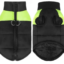 Dog Coat Jacket Parka Jacket with Harness Reflective Warm Water-Resistant Dog Clothing for Small Medium Large