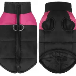 Dog Coat Jacket Parka Jacket with Harness Reflective Warm Water-Resistant Dog Clothing for Small Medium Large