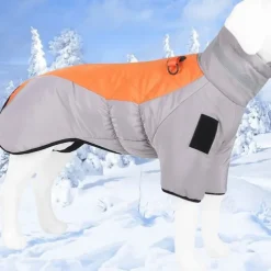 Dog Coat Jacket Puffer / Down Jacket Fashion Winter Reflective Waterproof Warm Fashion Comfortable Outdoor Dailywear Homewear Dog Clothing for Large