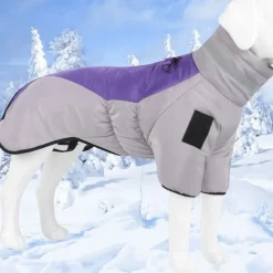 Dog Coat Jacket Puffer / Down Jacket Fashion Winter Reflective Waterproof Warm Fashion Comfortable Outdoor Dailywear Homewear Dog Clothing for Large