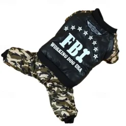 Dog Coat Jacket Puffer / Down Jacket Fashion Winter Warm Fashion Comfortable Outdoor Dailywear Homewear Dog Clothing for Small Medium Large