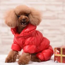 Dog Coat Jumpsuit Jacket Puppy Clothes Casual Daily Keep Warm Winter Warm Outdoor Dog Clothing