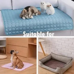 Dog Cooling Mat, Pet Cooling Pad Summer Cooling Mat For Dogs Cats Pet Dog Self Cooling Mat