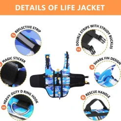 Dog Dog Life Jacket Adjustable Safety Dog Clothing