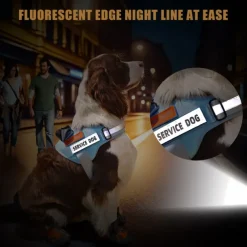 Dog Harness Reflective No Choke No Pull with Control Handle Outdoor Medium Dog Large Dog