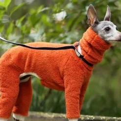 Dog Jumpsuit Fashion Stylish Ordinary Classic Style Retro Vintage Fall Winter Warm Fashion Sports Outdoor Dog Clothing for Greyhound
