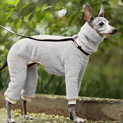 Dog Jumpsuit Fashion Stylish Ordinary Classic Style Retro Vintage Fall Winter Warm Fashion Sports Outdoor Dog Clothing for Greyhound
