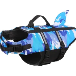 Dog Life Vest Dog Life Jacket Reflective Adjustable Safety Beach Pool Dog Clothing