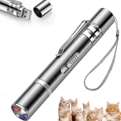 Dog Mat,Usb Rechargeable Laser Cat Teaser Stick Multi-Pattern Purple LightCat Toys Pet Supplies Toys Cat Teaser PenPet Mat