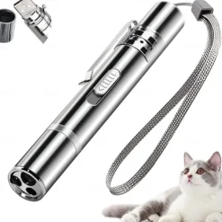 Dog Mat,Usb Rechargeable Laser Cat Teaser Stick Multi-Pattern Purple LightCat Toys Pet Supplies Toys Cat Teaser PenPet Mat