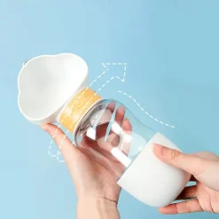 Dog Outgoing Water Cup Dog Water Bottle Portable Accompanying Cup Walking Dog Water Bottle Pet Drinking Water Feed Water and Drinker Supplies