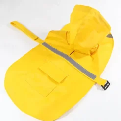 Dog Rain Coat Rain Jacket Fashion Reflective Sports & Outdoors Safety Beach Pool Dog Clothing for Husky Golden Retriever Bichon Frise Pomeranian Small