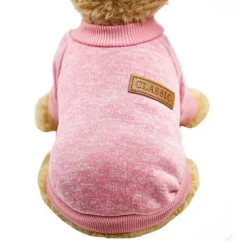 Dog Sweatshirt Fleece Vest Winter Warm Soft Fashion Comfortable Dog Clothing