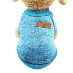 Dog Sweatshirt Fleece Vest Winter Warm Soft Fashion Comfortable Dog Clothing
