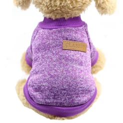 Dog Sweatshirt Fleece Vest Winter Warm Soft Fashion Comfortable Dog Clothing