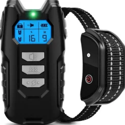 Dog Training Anti Bark Device Shock Collar For Dogs With Remote Remote Controlled Adjustable Electronic 2 Receiver Rechargeable Dog Shock Collar 3 Modes Beep Vibration Dog Pets Waterproof Rechargable