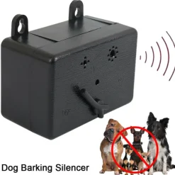 Dog Training Anti Bark Device Dog Barking Control Devices Dog Easy to InstallSonic Bark Deterrents Dog Anti Bark Plastic Ultrasonic For Pets