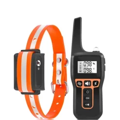 Dog Training Collar with 3300FT Remote，IPX7 Waterproof Rechargeable Shock Collar for Large Medium Small Dog，3 Safe Training Modes with Beep，Vibration and Shock，Adjustable Electronic Dog Collar