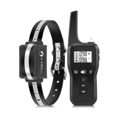 Dog Training Collar with 3300FT Remote，IPX7 Waterproof Rechargeable Shock Collar for Large Medium Small Dog，3 Safe Training Modes with Beep，Vibration and Shock，Adjustable Electronic Dog Collar