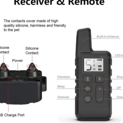 Dog Training Shock Collar Remote Controlled Adjustable New Design Dog Pets Electronic Behaviour Aids For Pets