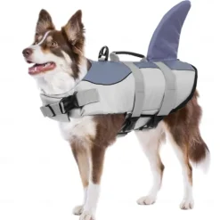 Dog Vest Life Vest Dog Life Jacket Fashion Reflective Sports & Outdoors Safety Beach Pool Dog Clothing for Husky Golden Retriever Bichon Frise Pomeranian Small