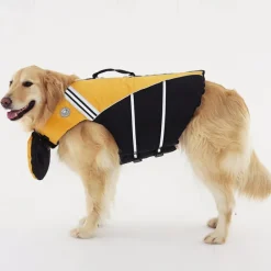 Dog Vest Life Vest Dog Life Jacket Fashion Sports & Outdoors Safety Beach Pool Dog Clothing for Husky Golden Retriever Bichon Frise Pomeranian Small