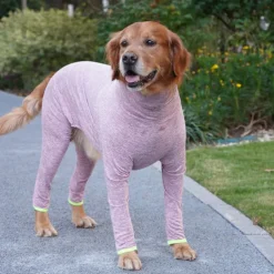 Dog Winter Coat Dog Fleece Hoodie Windproof Cold Weather Dog Clothes Pet Apparel for Extra Large Dogs