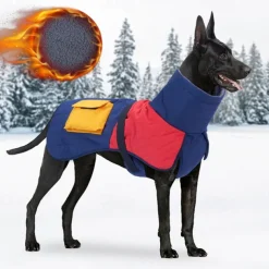 Dog Winter Coat Dog Fleece Jacket Dog Vest Windproof Cold Weather Dog Clothes Pet Apparel for Medium Extra Large Dogs