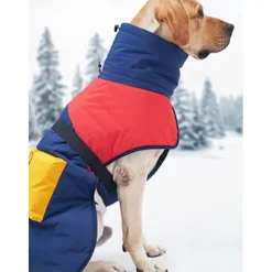 Dog Winter Coat Dog Fleece Jacket Dog Vest Windproof Cold Weather Dog Clothes Pet Apparel for Medium Extra Large Dogs
