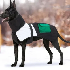 Dog Winter Coat Dog Fleece Jacket Dog Vest Windproof Cold Weather Dog Clothes Pet Apparel for Medium Extra Large Dogs