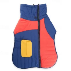 Dog Winter Coat Dog Fleece Jacket Dog Vest Windproof Cold Weather Dog Clothes Pet Apparel for Medium Extra Large Dogs