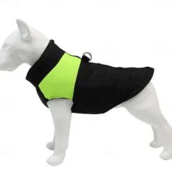 Dog Winter Coat Dog Fleece Hoodie Dog Vest Windproof Cold Weather Dog Clothes Pet Apparel for Small Medium Large Dogs