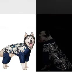 Dog Winter Coat Waterproof Windproof Reflective Dog Jacket Dog Cold Weather Clothes Pet Apparel for Extra Large Dogs
