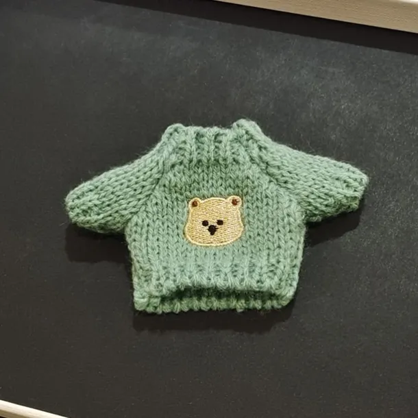 Doll Clothes Suit for 7in/17cm Plush ForLabubu Doll Clothes Doll Sweater(WITHOUT Doll)