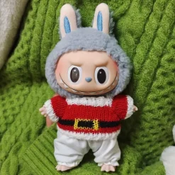 Doll Clothes Suit for 7in/17cm Plush ForLabubu Doll Clothes Doll Sweater(WITHOUT Doll)