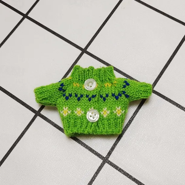 Doll Clothes Suit for 7in/17cm Plush ForLabubu Doll Clothes Doll Sweater(WITHOUT Doll)