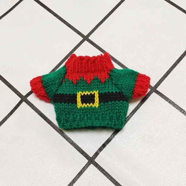 Doll Clothes Suit for 7in/17cm Plush ForLabubu Doll Clothes Doll Sweater(WITHOUT Doll)