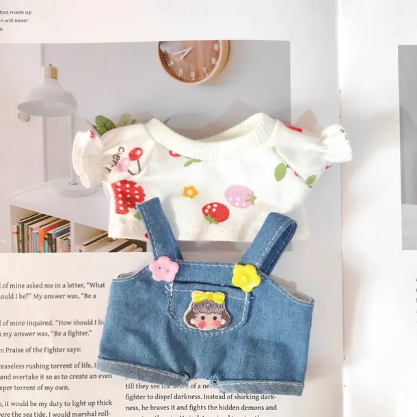 Doll Clothes Suit ForLabubu 7in/17cm Plush Doll Clothes Set(WITHOUT Doll)