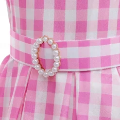 Doll Dress Cosplay Costume Masquerade Retro Vintage Hot Pink Movie Cosplay for Girls' Kid's Children's Day Masquerade