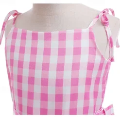 Doll Dress Cosplay Costume Masquerade Retro Vintage Hot Pink Movie Cosplay for Girls' Kid's Children's Day Masquerade