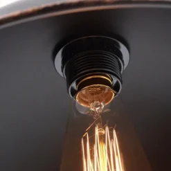 Dome Retro Industry Wall Lantern Rust-Proof Wall Sconce Die Cast Iron Waterproof Outdoor Wall Mount Light 85-265V