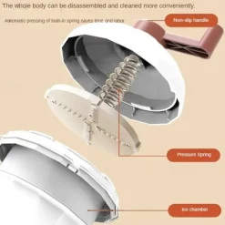 Domestic Hand-cranked Smoothie Machine Hand-operated Small Ice Shaver Without Plug-in Continuous Ice Breaker