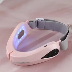 Double Chin Reducer MachineElectric Face Lift DeviceElectric V-FaceIntelligent Lifting Firming Facial Massager with Blue Light