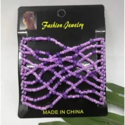 Double Hair Comb For Women, Hair Combs With Elastic Beaded Rope Flexible Hair Comb Magic Stretchy Hair Clip For Women Girls Hair Accessory