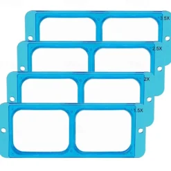 Double Lens Head Mounted Magnifier Eyewear Helmet Loupe Magnifying Glass Reading For Watch Tool Repair Educational Toys Gift